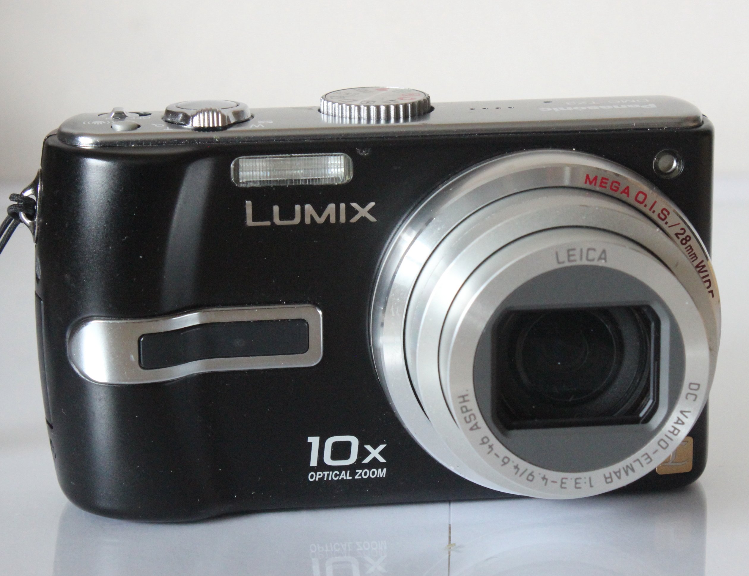 Panasonic Lumix DMC-TZ3 Digital Camera - Black (7.2MP, 10x Optical